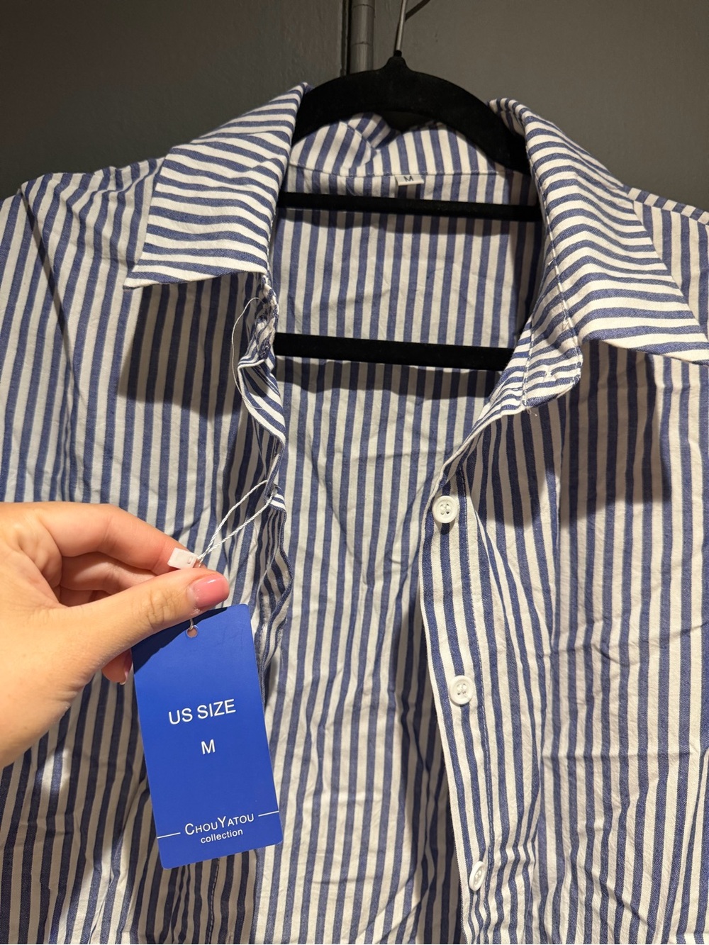 Striped button up - Picture 2 of 5